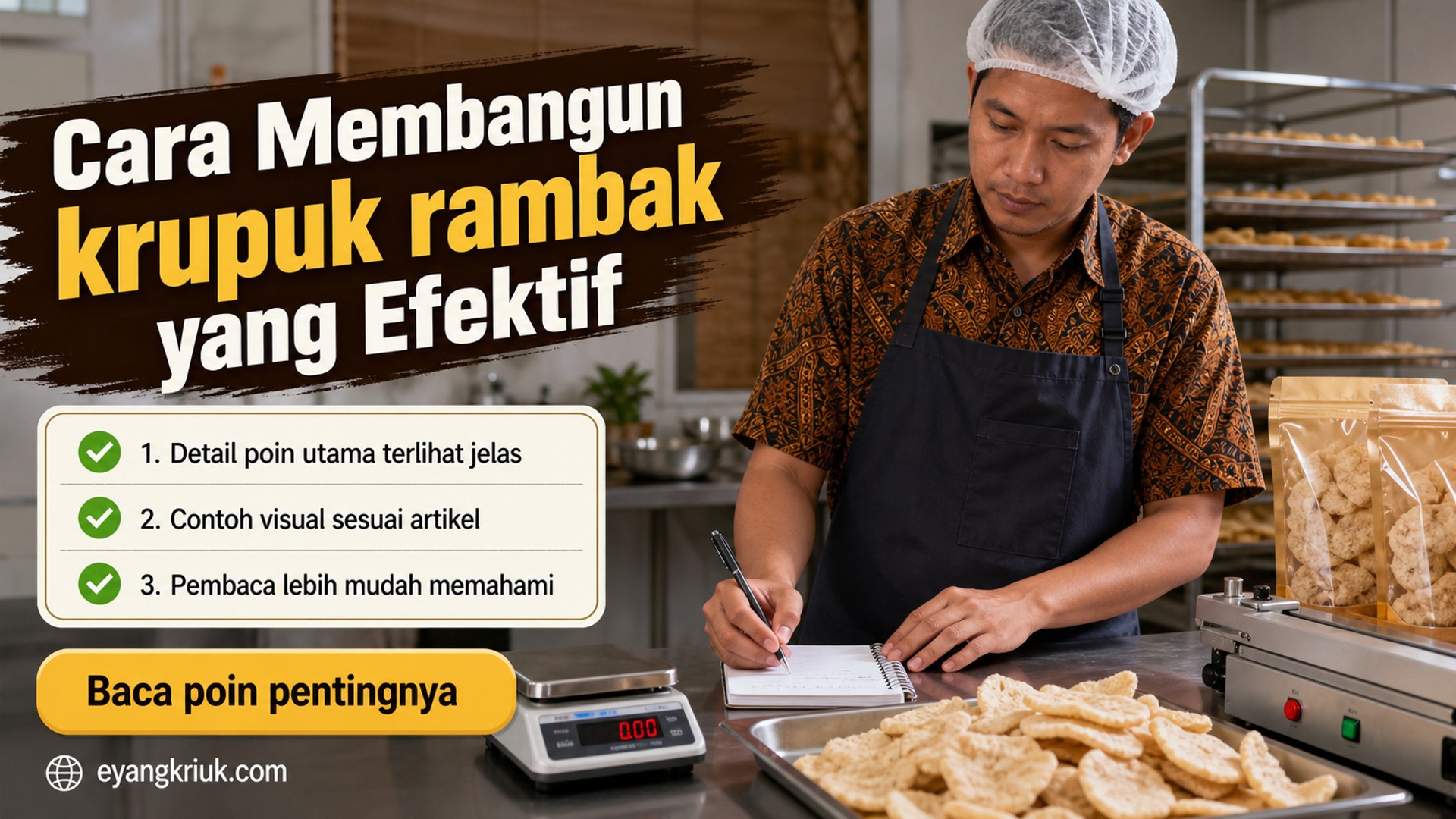 Ilustrasi Cara Membangun krupuk rambak yang Efektif