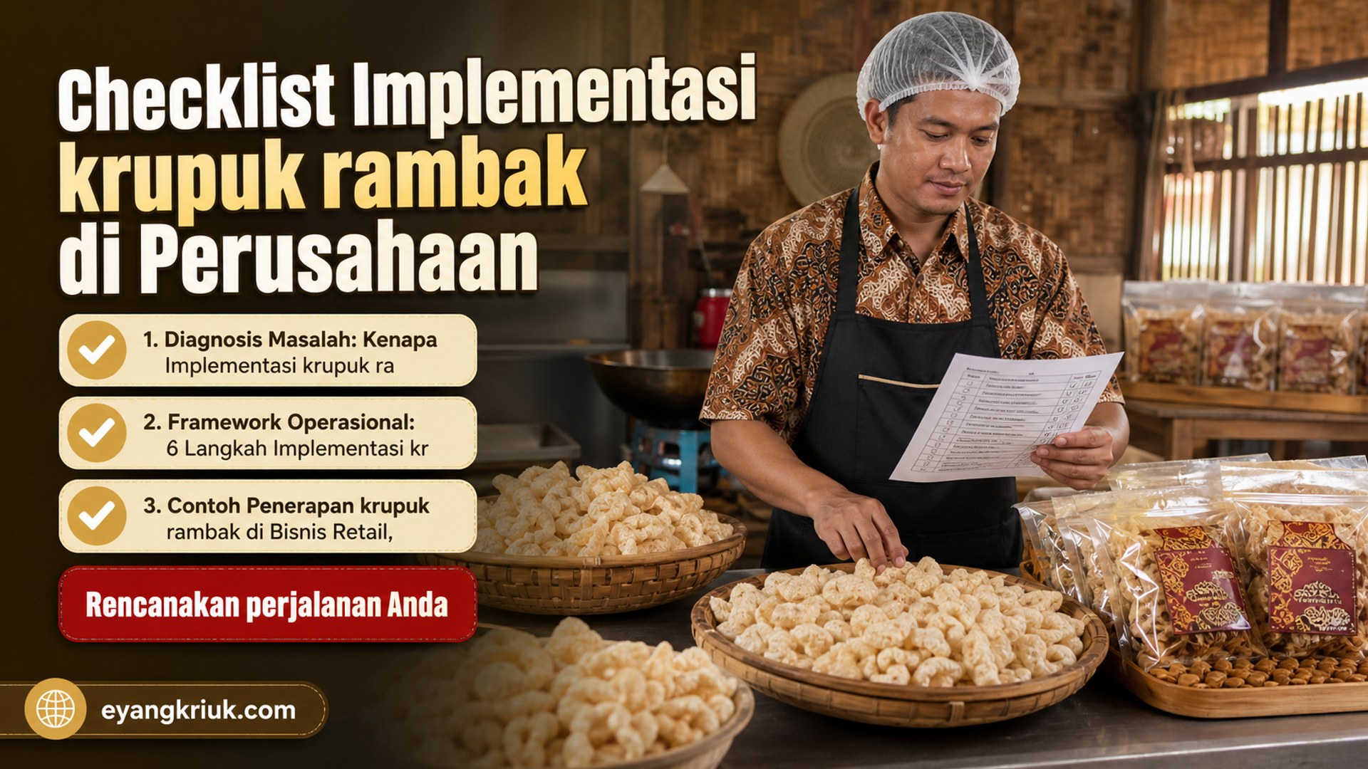 Checklist Implementasi krupuk rambak di Perusahaan