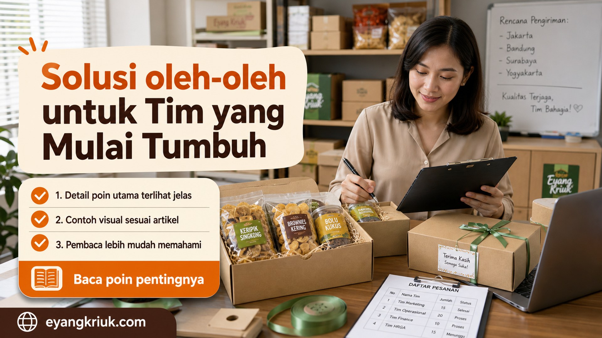 Ilustrasi krupuk rambak - Solusi oleh-oleh untuk Tim yang Mulai Tumbuh