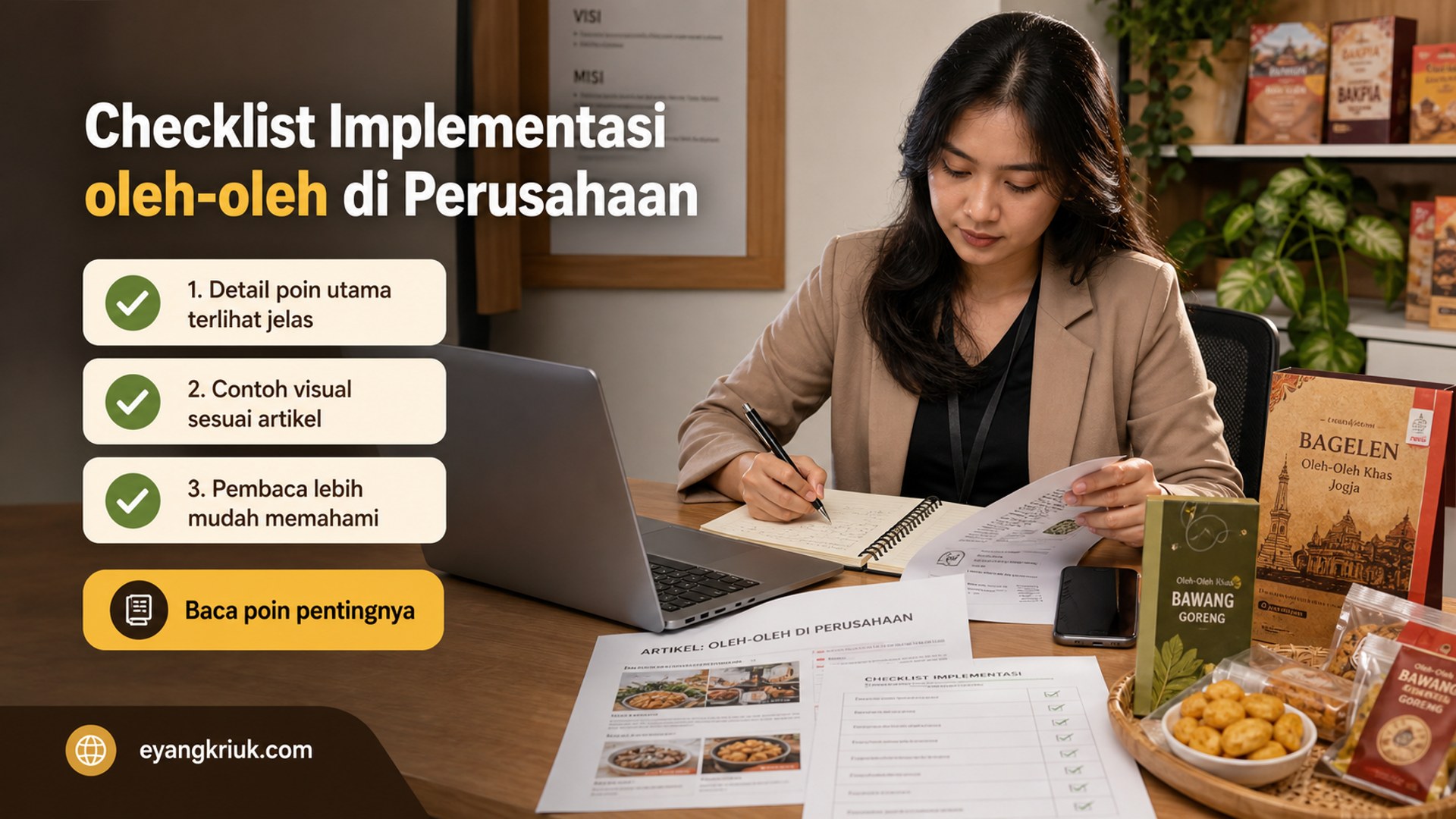 Ilustrasi krupuk rambak - Checklist Implementasi oleh-oleh di Perusahaan