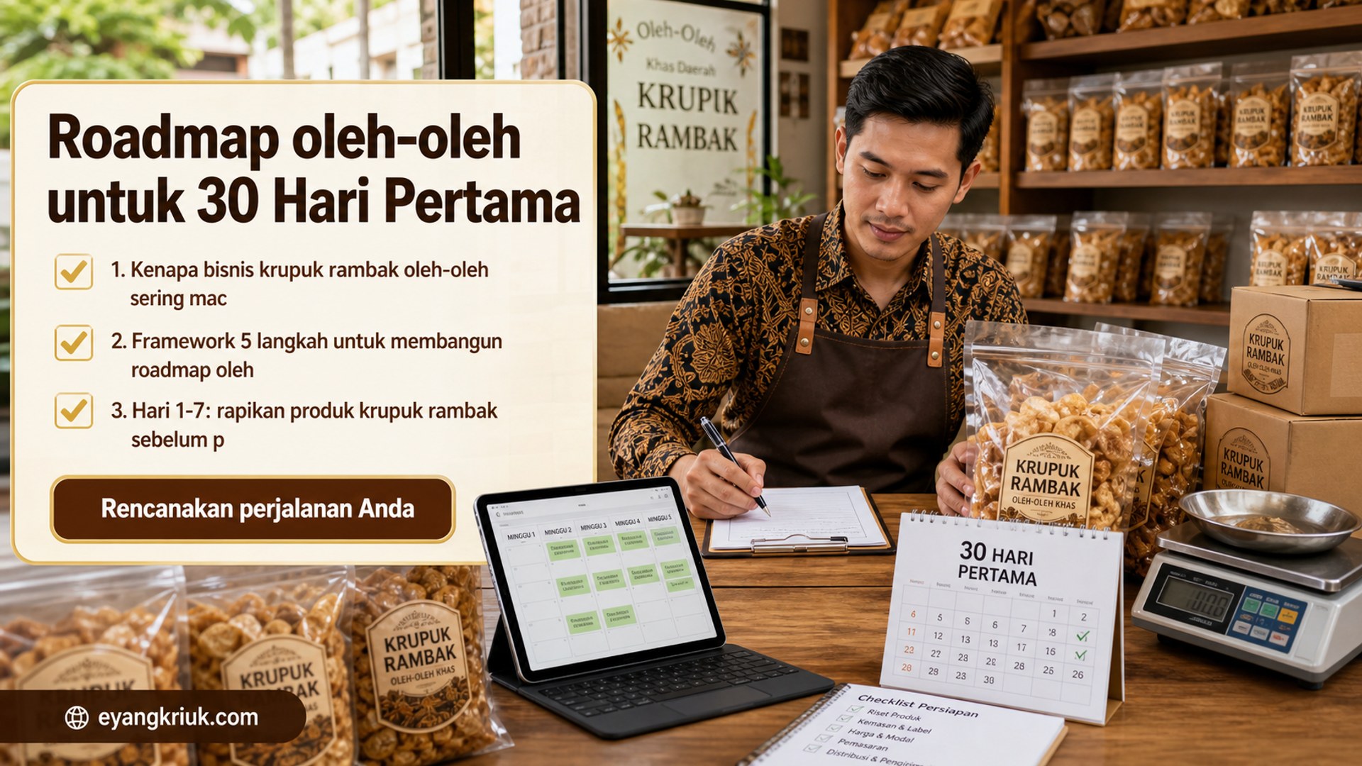 krupuk rambak - Roadmap oleh-oleh untuk 30 Hari Pertama