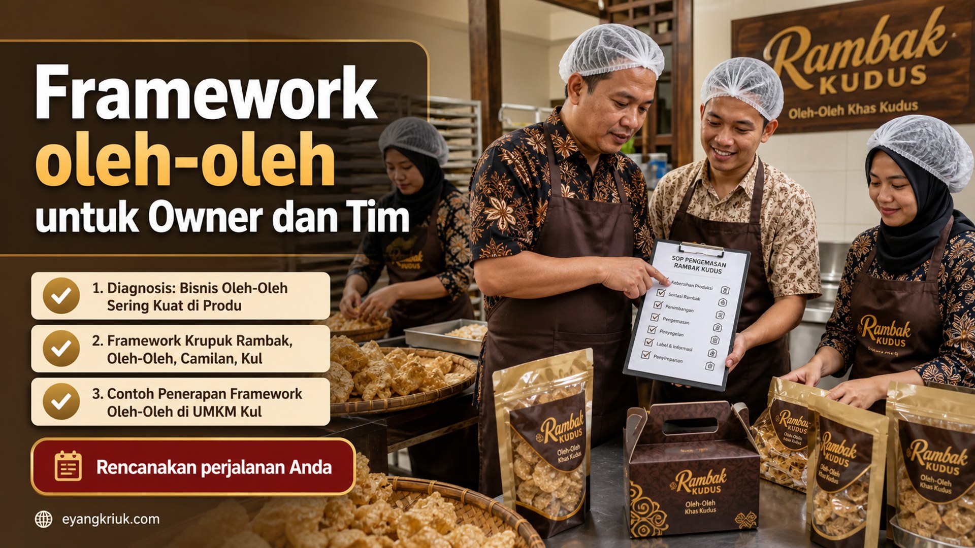 krupuk rambak - Framework oleh-oleh untuk Owner dan Tim