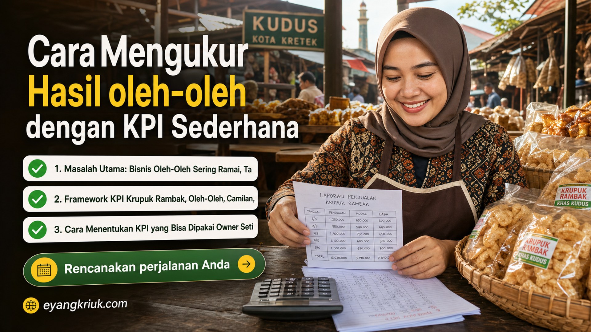 krupuk rambak - Cara Mengukur Hasil oleh-oleh dengan KPI Sederhana
