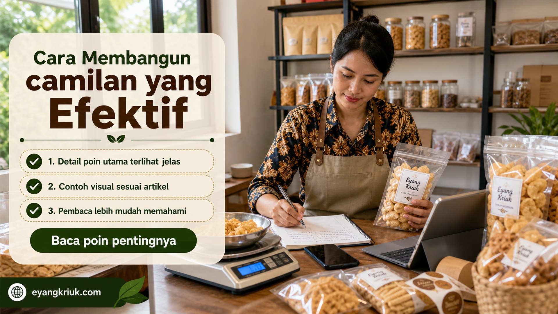 Ilustrasi krupuk rambak - Cara Membangun camilan yang Efektif