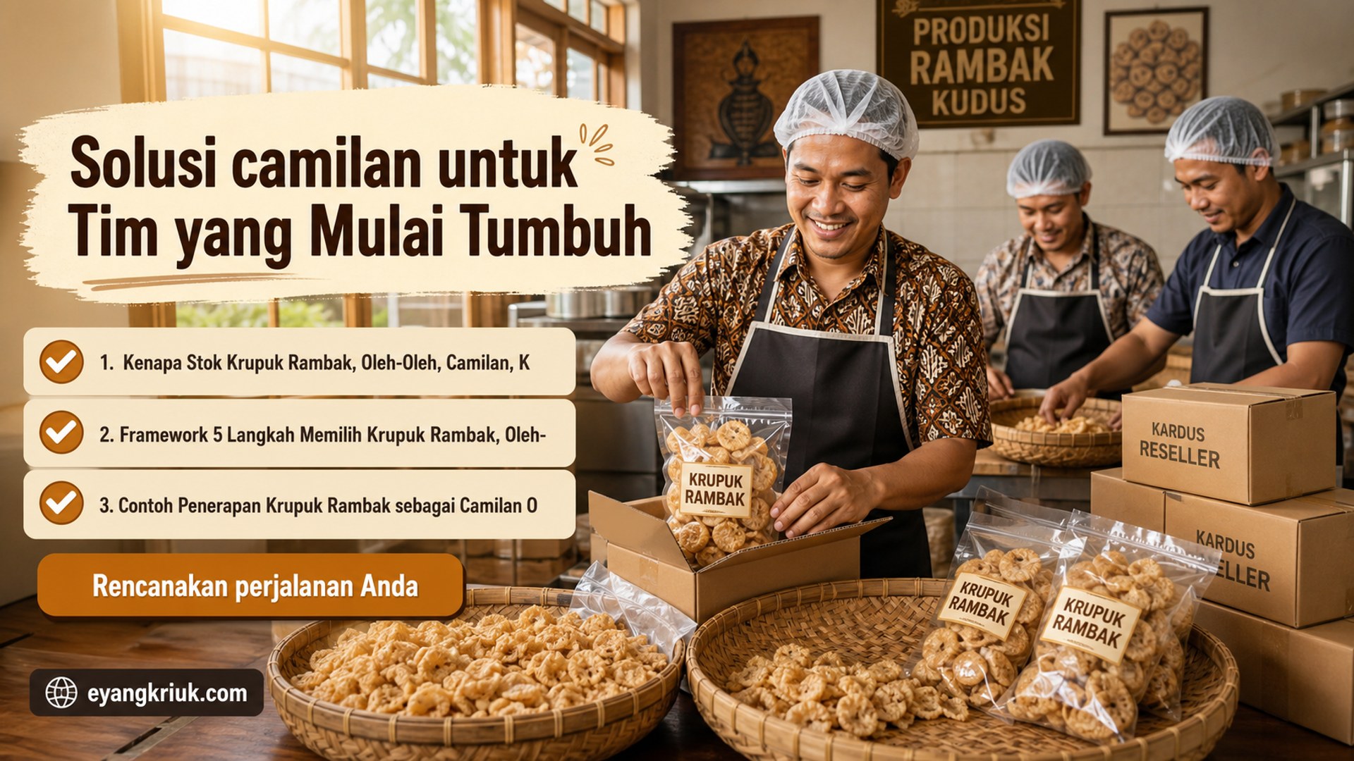 krupuk rambak - Solusi camilan untuk Tim yang Mulai Tumbuh