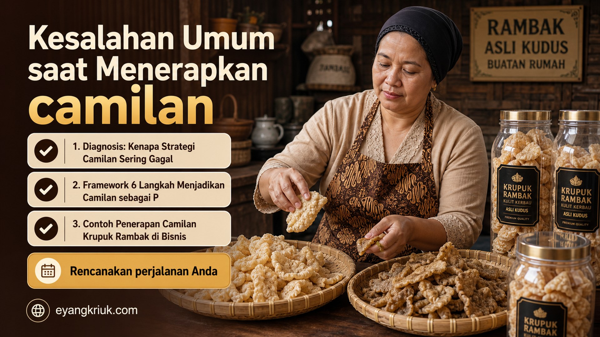 krupuk rambak - Kesalahan Umum saat Menerapkan camilan
