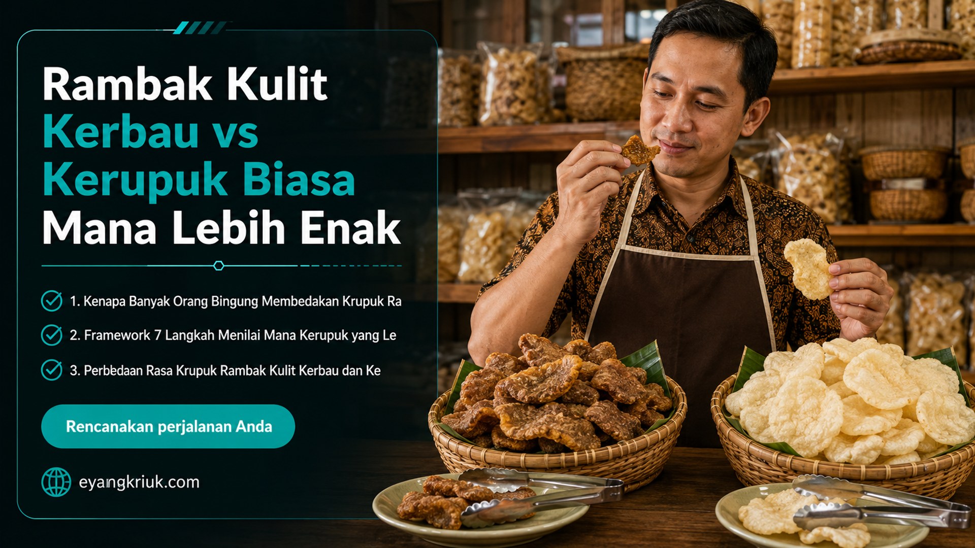 krupuk rambak - Rambak Kulit Kerbau vs Kerupuk Biasa Mana Lebih Enak