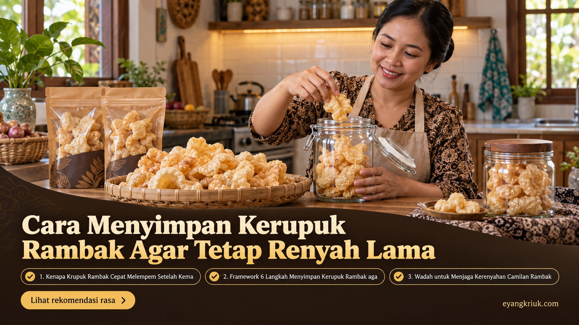 krupuk rambak - Cara Menyimpan Kerupuk Rambak Agar Tetap Renyah Lama