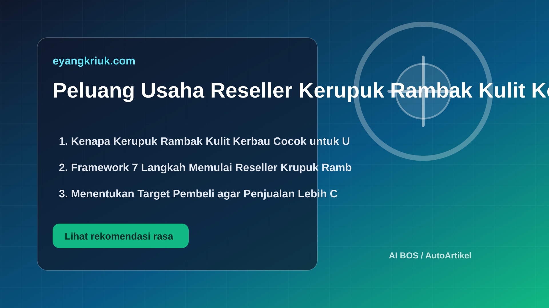 krupuk rambak - Peluang Usaha Reseller Kerupuk Rambak Kulit Kerbau