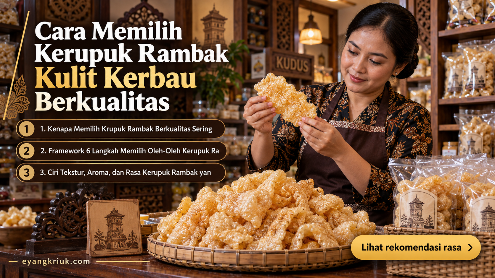 krupuk rambak - Cara Memilih Kerupuk Rambak Kulit Kerbau Berkualitas
